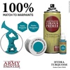 image:imageThe Army Painter Color Primer Spray Paint Matt Black 400ml 135oz  Acrylic Spray Undercoat for Miniature Painting  Spray Primer for Plastic MiniaturesHydra Turquoise