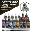 image:imageThe Army Painter GameMaster Wilderness Adventures Paint Set Combo 15 x 18 mL Warpaints Fanatic Acrylic Paints incl a BrushOn Primer 1 Miniature amp 2 Brushes  for Warhammer amp DampDWandering Monsters Paint Set
