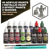 image:imageThe Army Painter GameMaster Wilderness Adventures Paint Set Combo 15 x 18 mL Warpaints Fanatic Acrylic Paints incl a BrushOn Primer 1 Miniature amp 2 Brushes  for Warhammer amp DampDWildernes Adventures Paint Set