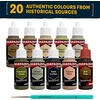 image:imageThe Army Painter Historical WWII British 8th Army Paint Set Combo 10 x 18 ml Warpaints Fanatic 9 Acrylics 1 Wash amp 1 Brush  Miniature Paint to recreate the fight across North Africa