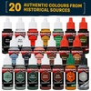 image:imageThe Army Painter Historical WWII German Paint Set 20 x 18 mL Warpaints Fanatic 14 Acrylic 4 Washes 1 Effect amp 1 Metallic Miniature Paint to Recreate the Blitzkrieg