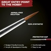 image:imageThe Army Painter Hobby Starter Brush Set Black 3 Paint Brushes for Acrylic Paint incl Drybrush Small Detail amp Standard Fine Tip Model Brush for Miniature Fantasy Painting