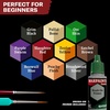 image:imageThe Army Painter Hobby Starter Bundle Speedpaint Starter Set Warpaint Fanatic Brush on Primer Cutting Mat Precision Side Cutter Plastic Glue amp 1 Brush
