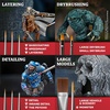 image:imageThe Army Painter Mega Brush Set Black Synthetic 10 Wargamers Miniature Paint Brushes  3 for Layering 2 for Drybrushing 3 for Detailing amp 2 for Large Models
