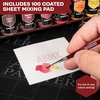 image:imageThe Army Painter Paint Station Storage for 50 Warpaints Fanatic Speedpaint amp Warpaints Air Acrylic Paints incl Storage for Brushes and 100 sheets  Rack for Miniature Painting