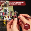 image:imageThe Army Painter Starter Bundle Plus Acrylic Beginner Paint Kit Includes Speedpaint 20 amp Warpaints Fanatic Starter Set Wargamers XL Wet Palette amp 2 Brushes for DampD amp Warhammer