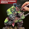 image:imageThe Army Painter Warpaints Fanatic Washes Set Combo 10 x 18 mL Acrylic Paint incl 1 Brush  Model Paint Washes and Shades for Miniature Models Warhammer amp DampD Miniatures