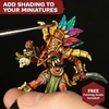 image:imageThe Army Painter Warpaints Fanatic Washes Set Combo 10 x 18 mL Acrylic Paint incl 1 Brush  Model Paint Washes and Shades for Miniature Models Warhammer amp DampD Miniatures