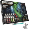 image:imageThe Army Painter GameMaster Wilderness Adventures Paint Set Combo 15 x 18 mL Warpaints Fanatic Acrylic Paints incl a BrushOn Primer 1 Miniature amp 2 Brushes  for Warhammer amp DampDWildernes Adventures Paint Set