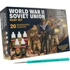 image:imageThe Army Painter Historical Combo WWII Soviet Union Paint Set 20 x 18 ml Warpaints Fanatic 14 Acrylics 4 Washes 1 Metallic 1 Effect amp 1 Brush  Miniature Paint to recreate the Eastern Front