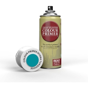 image:imageThe Army Painter Color Primer Spray Paint Matt Black 400ml 135oz  Acrylic Spray Undercoat for Miniature Painting  Spray Primer for Plastic MiniaturesHydra Turquoise
