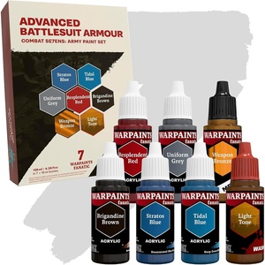 image:imageThe Army Painter Combat Se7ens Advanced Battlesuit Armour 7 x 18 ml Warpaints Fanatic 5 Acrylic 1 Wash 1 Metallic Perfect for Miniature Quality Hobby Paints for DnD amp Warhammer Figures