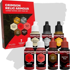 image:imageThe Army Painter Combat Se7ens Crimson Relic Armour 7 x 18 ml Warpaints Fanatic 3 Acrylic 2 Washes 2 Metallics Perfect for Miniature Quality Hobby Paints for DnD amp Warhammer Figures
