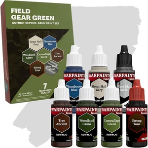 image:imageThe Army Painter Combat Se7ens Field Gear Green 7 x 18 ml Warpaints Fanatic 5 Acrylic 1 Wash 1 Metallic Perfect for Miniature Quality Hobby Paints for DnD amp Warhammer Figures