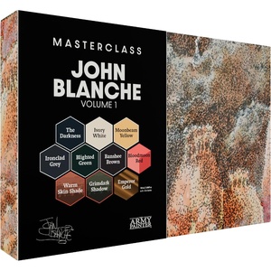image:imageThe Army Painter Masterclass John Blanche Volume 3 Paint Set 8 x 18 ml Warpaints Fanatic Paints 2 Washes amp 1 Art Print  Model Paint Set for Miniature WargamingJohn Blanche Volume 1