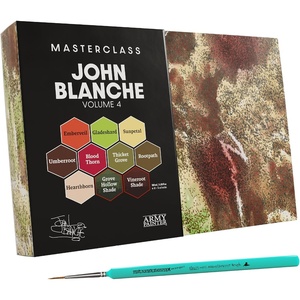 image:imageThe Army Painter Masterclass John Blanche Volume 3 Paint Set Combo 8 x 18 ml Warpaints Fanatic Paints 2 Washes 1 Brush amp 1 Art Print  Model Paint Set for Miniature WargamingJohn Blanche Volume 4 Combo