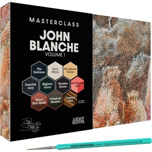 image:imageThe Army Painter Masterclass John Blanche Volume 3 Paint Set Combo 8 x 18 ml Warpaints Fanatic Paints 2 Washes 1 Brush amp 1 Art Print  Model Paint Set for Miniature WargamingJohn Blanche Volume 1 Combo