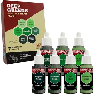 image:imageThe Army Painter Warpaints Flexible Triad PLUS Ochres amp Tans 7 x 18 mL Acrylic Paints  Miniature Quality Hobby Paint for Dungeons and Dragons amp Warhammer MiniaturesDeep Greens
