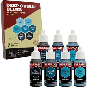 image:imageThe Army Painter Warpaints Flexible Triad PLUS Ochres amp Tans 7 x 18 mL Acrylic Paints  Miniature Quality Hobby Paint for Dungeons and Dragons amp Warhammer MiniaturesDep GreenBlues