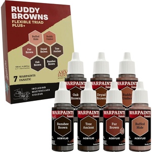 image:imageThe Army Painter Warpaints Flexible Triad PLUS Ochres amp Tans 7 x 18 mL Acrylic Paints  Miniature Quality Hobby Paint for Dungeons and Dragons amp Warhammer MiniaturesRuddy Brown