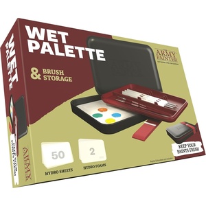 image:imageThe Army Painter Wet Palette for Acrylic Paint Incl 50 Sheets 2 Foams amp Paint Brush Storage  for Miniature Painting DampD amp Warhammer