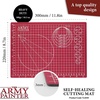 image:imageThe Army Painter SelfHealing Cutting Mat  DoubleSided PVC NonSlip Mat 3Layer Square Cutting and Modeling Mat A4 220x300mm  for Role Play Board Game