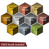image:imageThe Army Painter Speedpaint 20 Metallics Paint Set 10 Bottles of Metal Acrylic Contrast Paint in 18ml Incl 1 Free Basecoating Brush for Miniature Painting