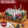 image:imageThe Army Painter Warpaints Air Complete Set Combo 126 x 18 mL PreThinned Acrylic Airbrush Paints Incl 18 Metallics 6 Fluo amp 2 Paint Stations  Air Brush Miniature for DampD amp Warhammer