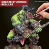 image:imageThe Army Painter Warpaints Fanatic Mega Set Combo 50 x 18 mL Acrylic Paints incl Skin Tones Metallics Effects Washes 1 Free Paint Station amp 2 Brushes  Model Paint for Warhammer amp DampD