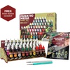 image:imageThe Army Painter Warpaints Fanatic Mega Set Combo 50 x 18 mL Acrylic Paints incl Skin Tones Metallics Effects Washes 1 Free Paint Station amp 2 Brushes  Model Paint for Warhammer amp DampD