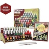 image:imageThe Army Painter Warpaints Fanatic Mega Set Combo 50 x 18 mL Acrylic Paints incl Skin Tones Metallics Effects Washes 1 Free Paint Station amp 2 Brushes  Model Paint for Warhammer amp DampD