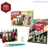 image:imageThe Army Painter Warpaints Fanatic Starter Set Combo 11 Paints 7 Acrylic Colours 2 Metallics 1 Wash 2 Brushes amp 1 Free Miniature Figure for Models and Miniature Painting