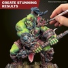 image:imageThe Army Painter Warpaints Fanatic Washes Paint Set 10 x 18 mL Acrylic Paint  Model Paint Washes and Shades for Miniature Models Warhammer amp DampD Miniatures