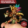 image:imageThe Army Painter Warpaints Fanatic Washes Paint Set 10 x 18 mL Acrylic Paint  Model Paint Washes and Shades for Miniature Models Warhammer amp DampD Miniatures