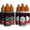 image:imageThe Army Painter AirbrushReady Paint Black with 6 x 18 ml PreThinned Acrylic Spray Paints  Paint Sprayer Paints for DampD amp Warhammer MiniaturesGreyscale