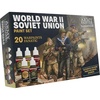 image:imageThe Army Painter Historical WWII Soviet Union Paint Set 20 x 18 ml Warpaints Fanatic 14 Acrylics 4 Washes 1 Metallic 1 Effect  Miniature Paint to recreate the Eastern Front