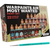 image:imageThe Army Painter Warpaints Air Most Wanted Paint Set Combo 22 x 18 mL Paints 19 Acrylic Airbrush incl 2 Metallics 1 Fluorescent 1 Medium 3 Speedpaints amp 1 Brush  for Model and Miniature Painting