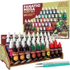 image:imageThe Army Painter Warpaints Fanatic Mega Set Combo 50 x 18 mL Acrylic Paints incl Skin Tones Metallics Effects Washes 1 Free Paint Station amp 2 Brushes  Model Paint for Warhammer amp DampD