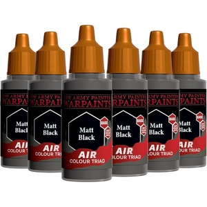 image:imageThe Army Painter Air Triads Fluorescents AirbrushReady Paint with 6 x 18 ml PreThinned Acrylic Spray Paints Paint Sprayer Paints for DampD amp Warhammer MiniaturesBlack