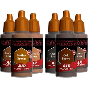 image:imageThe Army Painter AirbrushReady Paint Black with 6 x 18 ml PreThinned Acrylic Spray Paints  Paint Sprayer Paints for DampD amp Warhammer MiniaturesNeutral Brown