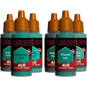 image:imageThe Army Painter AirbrushReady Paint Black with 6 x 18 ml PreThinned Acrylic Spray Paints  Paint Sprayer Paints for DampD amp Warhammer MiniaturesTeals