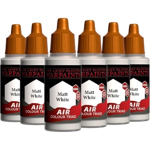 image:imageThe Army Painter AirbrushReady Paint Black with 6 x 18 ml PreThinned Acrylic Spray Paints  Paint Sprayer Paints for DampD amp Warhammer MiniaturesWhite