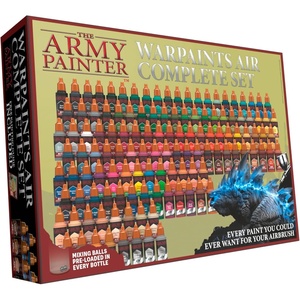 image:imageThe Army Painter Warpaints Air Complete Set 126 NonToxic Water Based Airbrush Paint Set  Paint for Tabletop Roleplaying Boardgames and Wargames Model PaintingComplete Set