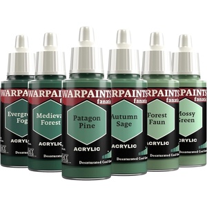 image:imageThe Army Painter Warpaints Fanatic Flexible Triad Black amp Greys 6 x 18 ml acrylic paints  Miniature quality hobby paint for Dungeons and Dragons DnD amp Warhammer MiniaturesFlexible Triad Desaturated Cool Greens