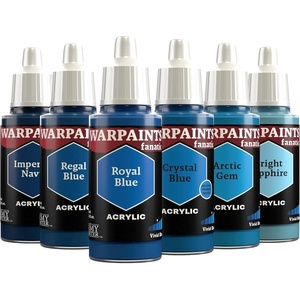 image:imageThe Army Painter Warpaints Fanatic Flexible Triad Black amp Greys 6 x 18 ml acrylic paints  Miniature quality hobby paint for Dungeons and Dragons DnD amp Warhammer MiniaturesFlexible Triad Vivid Blues