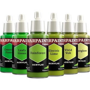 image:imageThe Army Painter Warpaints Fanatic Flexible Triad Black amp Greys 6 x 18 ml acrylic paints  Miniature quality hobby paint for Dungeons and Dragons DnD amp Warhammer MiniaturesFlexible Triad Vibrant Greens