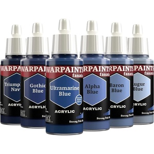 image:imageThe Army Painter Warpaints Fanatic Flexible Triad Black amp Greys 6 x 18 ml acrylic paints  Miniature quality hobby paint for Dungeons and Dragons DnD amp Warhammer MiniaturesFlexible Triad Strong Pale Blues