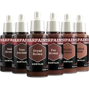 image:imageThe Army Painter Warpaints Fanatic Flexible Triad Black amp Greys 6 x 18 ml acrylic paints  Miniature quality hobby paint for Dungeons and Dragons DnD amp Warhammer MiniaturesFlexible Triad Ruddy Browns