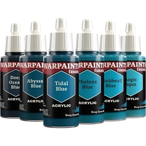 image:imageThe Army Painter Warpaints Fanatic Flexible Triad Black amp Greys 6 x 18 ml acrylic paints  Miniature quality hobby paint for Dungeons and Dragons DnD amp Warhammer MiniaturesFlexible Triad Deep Greenblues