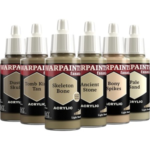 image:imageThe Army Painter Warpaints Fanatic Flexible Triad Light Neutrals 6 x 18 mL Acrylic Paints  Miniature Quality Hobby Paint for DampD amp Warhammer Miniatures
